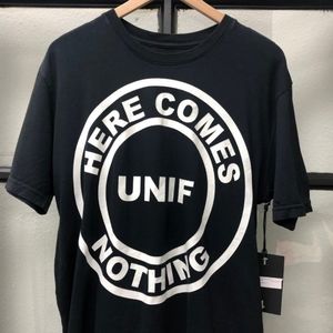 NWT! UNIF Here Comes Nothing Short Sleeve Tee Shirt - RARE!